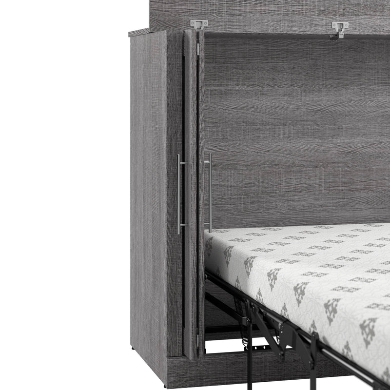 Modubox Murphy Cabinet Bed Pur 75W Queen Cabinet Bed with Mattress - Available in 3 Colours