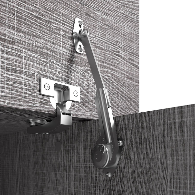 Modubox Murphy Cabinet Bed Pur 75W Queen Cabinet Bed with Mattress - Available in 3 Colours