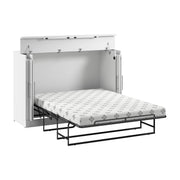 Modubox Murphy Cabinet Bed White Nebula 69W Full Cabinet Bed with Mattress - Available in 2 Colours