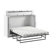 Modubox Murphy Cabinet Bed White Pur 69W Full Cabinet Bed with Mattress - Available in 3 Colours