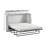 Modubox Murphy Cabinet Bed White Pur 75W Queen Cabinet Bed with Mattress - Available in 3 Colours