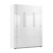 Modubox Murphy Wall Bed Avalon 61W Full Murphy Wall Bed in High Gloss White