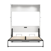Modubox Murphy Wall Bed Avalon 67W High Gloss Queen Murphy Wall Bed in High Gloss White