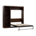 Modubox Murphy Wall Bed Chocolate Pur Full Murphy Full Bed with Storage Unit (84W) - Available in 3 Colours