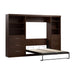Modubox Murphy Wall Bed Chocolate Pur Full Murphy Wall Bed and 2 Storage Units with Drawers (120”) - Available in 2 Colours