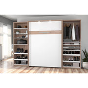 Modubox Murphy Wall Bed Cielo Full Murphy Wall Bed with 2 Closet Organizers - Available in 2 Colours