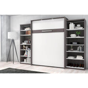 Modubox Murphy Wall Bed Cielo Full Murphy Wall Bed with 2 Closet Organizers - Available in 2 Colours