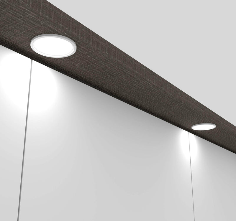 Modubox Murphy Wall Bed Cielo Full Murphy Wall Bed with 2 Closet Organizers with Drawers - Available in 2 Colours