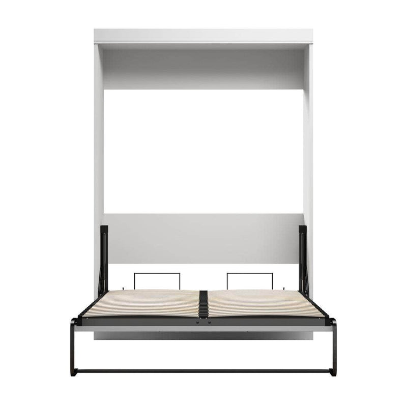 Modubox Murphy Wall Bed Edge Full Murphy Wall Bed in White