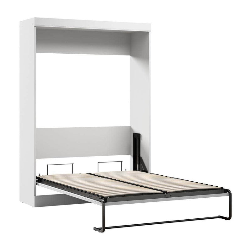 Modubox Murphy Wall Bed Edge Full Murphy Wall Bed in White