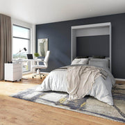 Modubox Murphy Wall Bed Edge Full Murphy Wall Bed in White