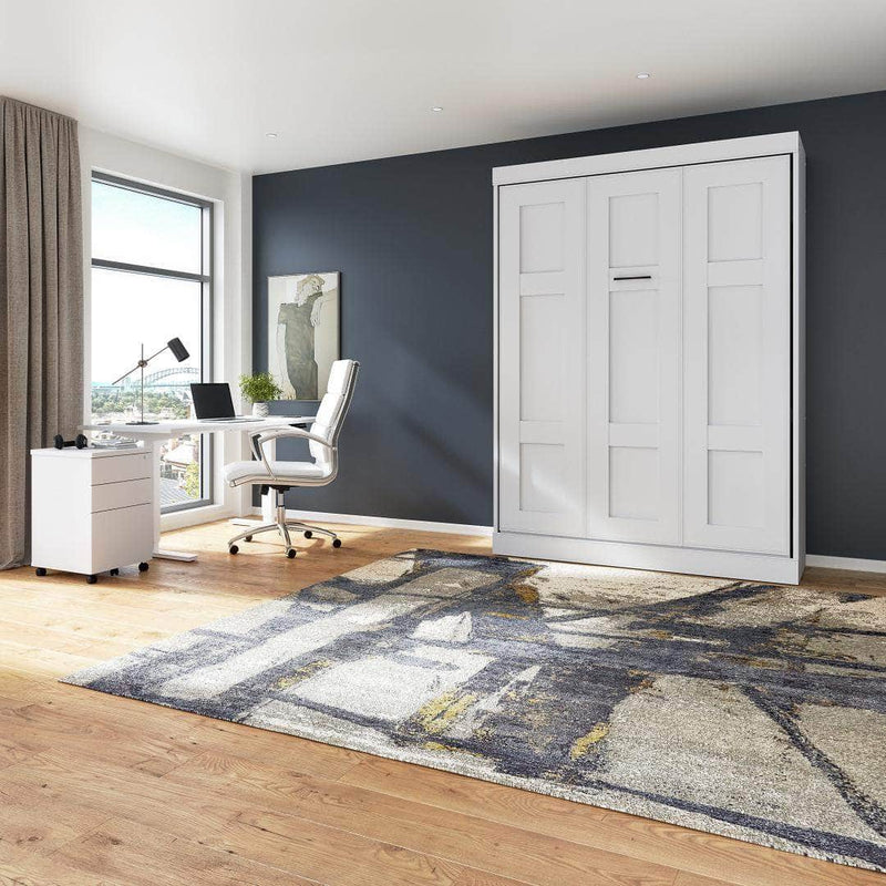 Modubox Murphy Wall Bed Edge Queen Murphy Wall Bed in White