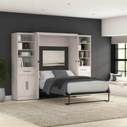 Modubox Murphy Wall Bed Key West 111W Full Murphy Wall Bed and Closet Organizers with Doors and Drawers - Available in 2 Colours