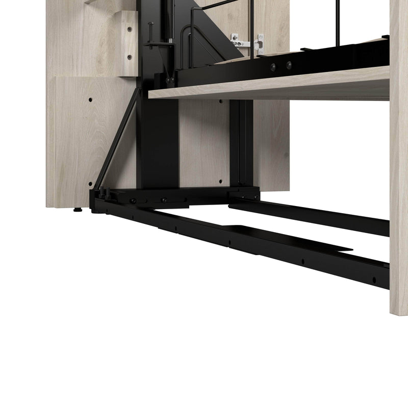 Modubox Murphy Wall Bed Key West 111W Full Murphy Wall Bed and Closet Organizers with Doors and Drawers - Available in 2 Colours