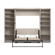 Modubox Murphy Wall Bed Key West 111W Full Murphy Wall Bed with Closet Organizers - Available in 2 Colours