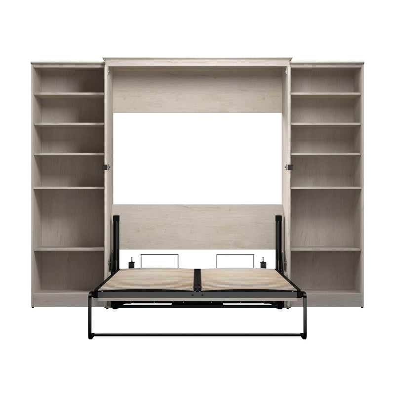 Modubox Murphy Wall Bed Key West 111W Full Murphy Wall Bed with Closet Organizers - Available in 2 Colours