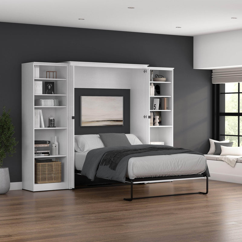 Modubox Murphy Wall Bed Key West 111W Full Murphy Wall Bed with Closet Organizers - Available in 2 Colours