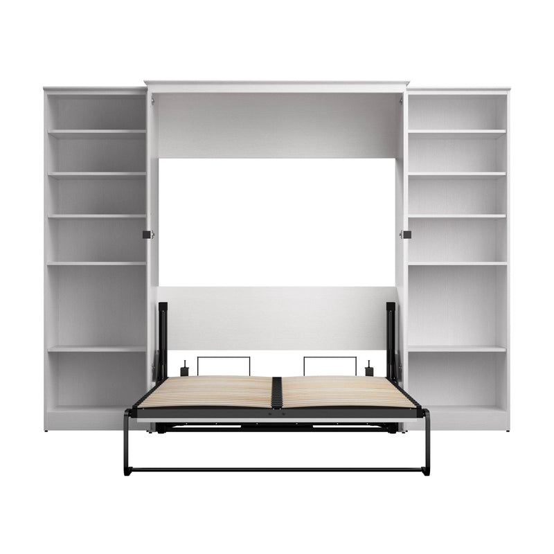 Modubox Murphy Wall Bed Key West 111W Full Murphy Wall Bed with Closet Organizers - Available in 2 Colours