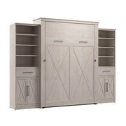 Modubox Murphy Wall Bed Key West 117W Queen Murphy Wall Bed and Closet Organizers with Doors and Drawers - Available in 2 Colours