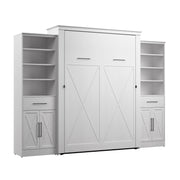 Modubox Murphy Wall Bed Key West 117W Queen Murphy Wall Bed and Closet Organizers with Doors and Drawers - Available in 2 Colours
