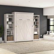 Modubox Murphy Wall Bed Key West 117W Queen Murphy Wall Bed with Closet Organizers - Available in 2 Colours