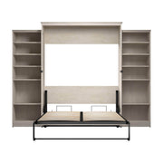 Modubox Murphy Wall Bed Key West 117W Queen Murphy Wall Bed with Closet Organizers - Available in 2 Colours