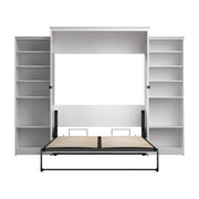 Modubox Murphy Wall Bed Key West 117W Queen Murphy Wall Bed with Closet Organizers - Available in 2 Colours