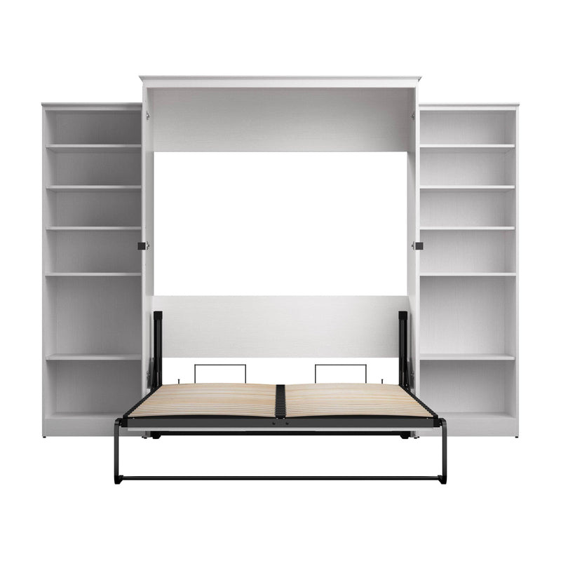 Modubox Murphy Wall Bed Key West 117W Queen Murphy Wall Bed with Closet Organizers - Available in 2 Colours
