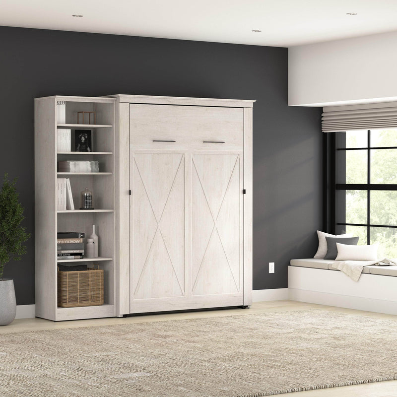 Modubox Murphy Wall Bed Key West 87W Full Murphy Wall Bed with Closet Organizer - Available in 2 Colours