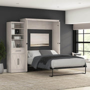 Modubox Murphy Wall Bed Key West 93W Queen Murphy Wall Bed and Closet Organizer with Drawer and Doors - Available in 2 Colours