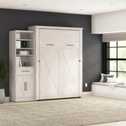 Modubox Murphy Wall Bed Key West 93W Queen Murphy Wall Bed and Closet Organizer with Drawer and Doors - Available in 2 Colours
