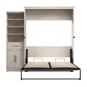Modubox Murphy Wall Bed Key West 93W Queen Murphy Wall Bed and Closet Organizer with Drawer and Doors - Available in 2 Colours