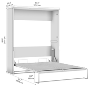 Modubox Murphy Wall Bed Lumina Queen Murphy Wall Bed (68") - Available in 2 Colours