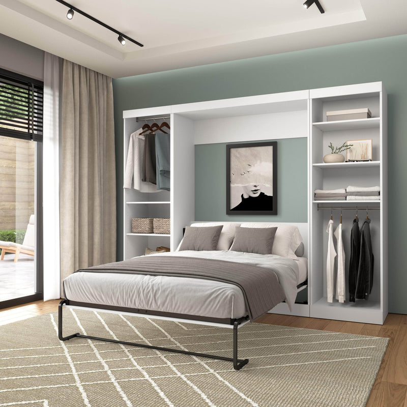 Modubox Murphy Wall Bed Nebula Full Murphy Wall Bed and 2 Closet Organizers - Available in 3 Colours