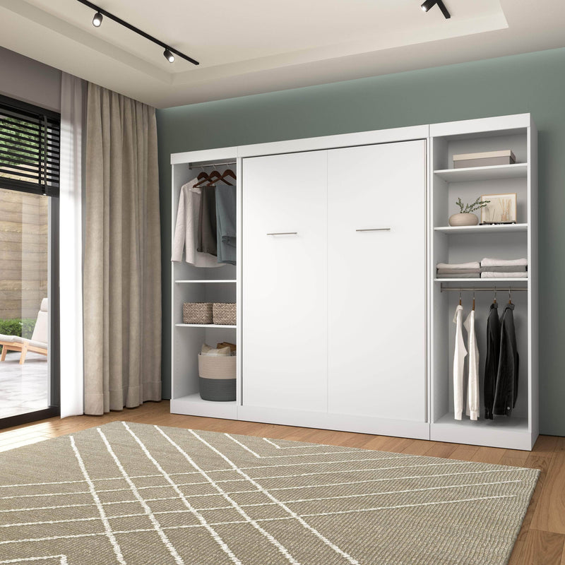 Modubox Murphy Wall Bed Nebula Full Murphy Wall Bed and 2 Closet Organizers - Available in 3 Colours