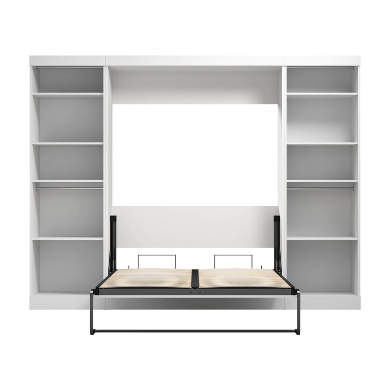Modubox Murphy Wall Bed Nebula Full Murphy Wall Bed and 2 Closet Organizers - Available in 3 Colours