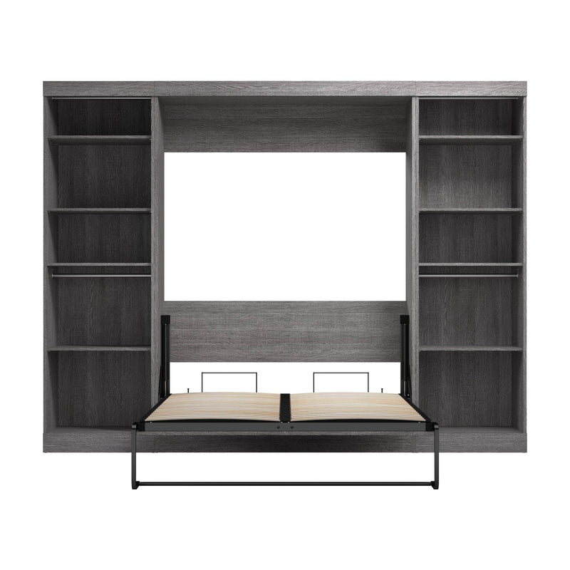 Modubox Murphy Wall Bed Nebula Full Murphy Wall Bed and 2 Closet Organizers - Available in 3 Colours