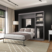 Modubox Murphy Wall Bed Nebula Full Murphy Wall Bed with Closet Organizer - Available in 3 Colours