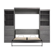 Modubox Murphy Wall Bed Nebula Queen Murphy Wall Bed and 2 Closet Organizers with Drawers - Available in 3 Colours
