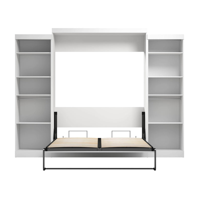 Modubox Murphy Wall Bed Nebula Queen Murphy Wall Bed with 2 Closet Organizers - Available in 3 Colours