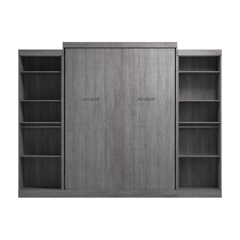 Modubox Murphy Wall Bed Nebula Queen Murphy Wall Bed with 2 Closet Organizers - Available in 3 Colours