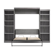 Modubox Murphy Wall Bed Nebula Queen Murphy Wall Bed with 2 Closet Organizers - Available in 3 Colours