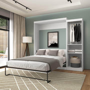 Modubox Murphy Wall Bed Nebula Queen Murphy Wall Bed with Closet Organizer - Available in 3 Colours