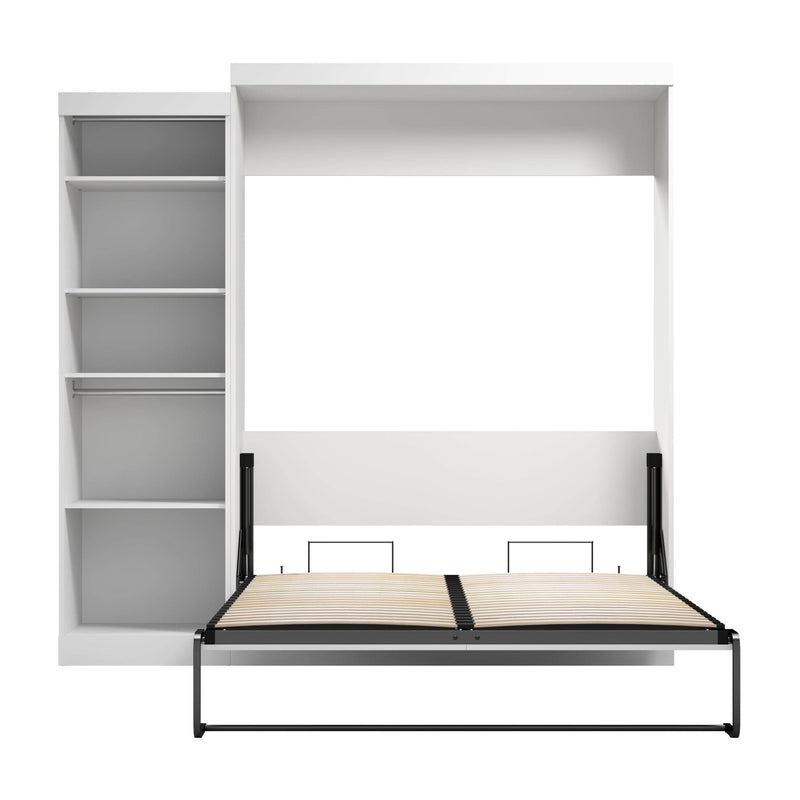 Modubox Murphy Wall Bed Nebula Queen Murphy Wall Bed with Closet Organizer - Available in 3 Colours