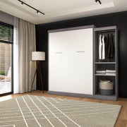 Modubox Murphy Wall Bed Nebula Queen Murphy Wall Bed with Closet Organizer - Available in 3 Colours