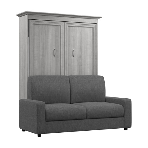 Modubox Murphy Wall Bed Platinum Grey Versatile Full Murphy Wall Bed and Sofa - Available in 2 Colours