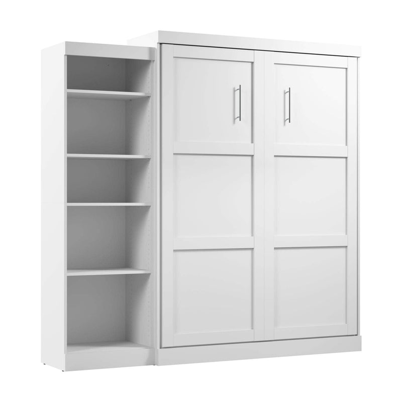 Modubox Murphy Wall Bed Pur 90" Queen Size Murphy Wall Bed with Storage Unit - Available in 3 Colours