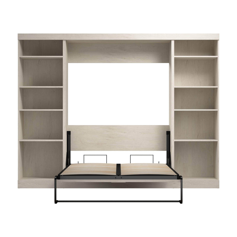 Modubox Murphy Wall Bed Pur Full Murphy Bed with 2 Storage Units (109W) - Available in 7 Colours