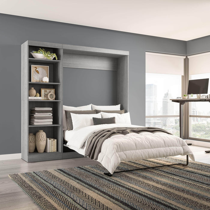 Modubox Murphy Wall Bed Pur Full Murphy Full Bed with Storage Unit (84W) - Available in 7 Colours