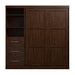 Modubox Murphy Wall Bed Pur Full Murphy Wall Bed and 1 Storage Unit with Drawers (84”) - Available in 3 Colours